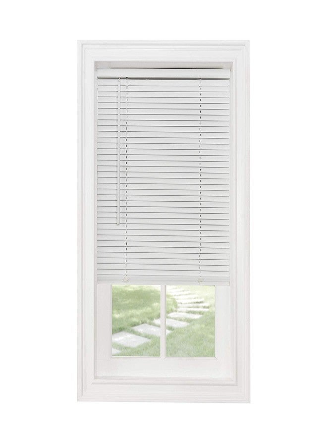 Cordless 1" Light Filtering Mini Blind, 29" Wide x 72" Long, White